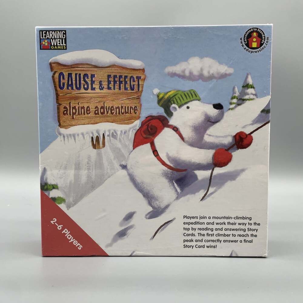 CAUSE & EFFECT Alpine Adventure Reading Skill Game, Reading Levels 2-3.5